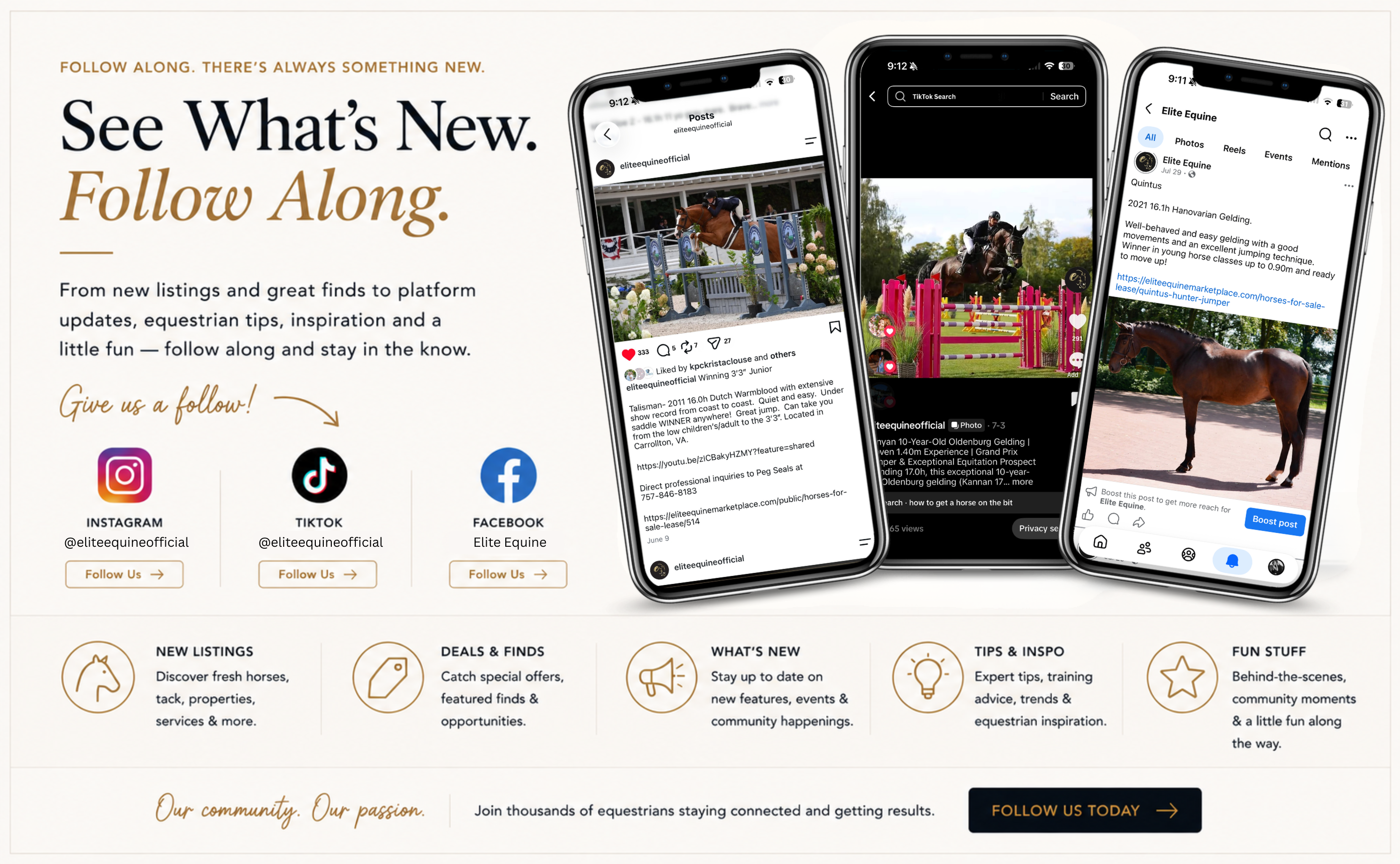 See What's New. Follow Along.