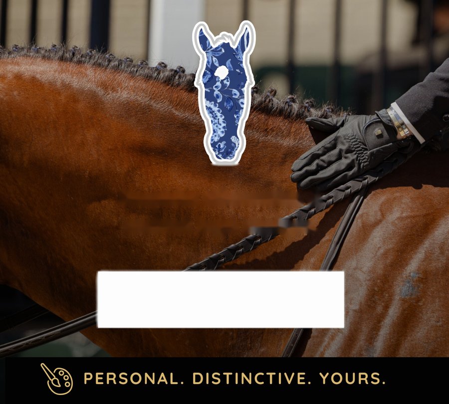 Custom equestrian logo design and bespoke silhouettes